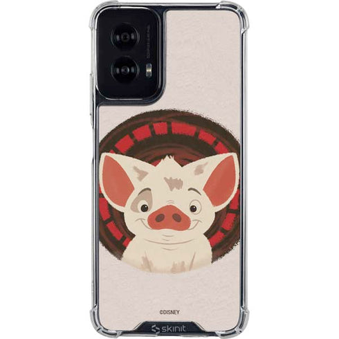 Disney Moana Pua Close Up Moto G Power 5G (2024) Clear Case