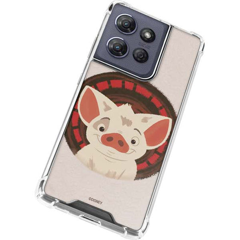 Disney Princess Moana Pua Close Up Moto G Power 5G (2025) Clear Case