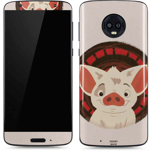 Disney Moana Pua Close Up Moto G6 Skin
