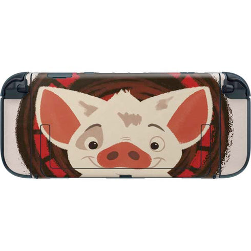 Disney Princess Moana Pua Close Up Nintendo Switch 2 (2025) with Joy-Con Skin