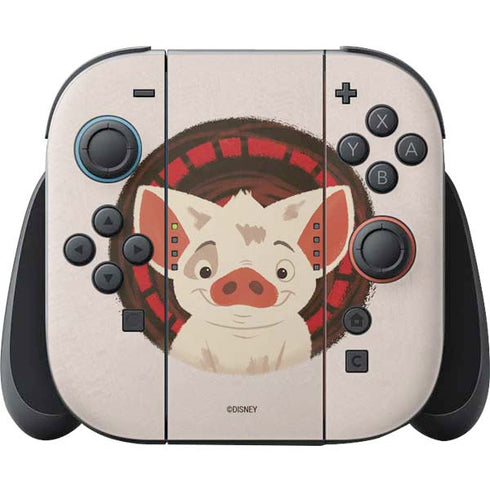 Disney Princess Moana Pua Close Up Nintendo Switch 2 (2025) Joy-Con Controller Skin