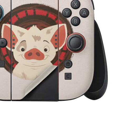 Disney Princess Moana Pua Close Up Nintendo Switch 2 (2025) Joy-Con Controller Skin