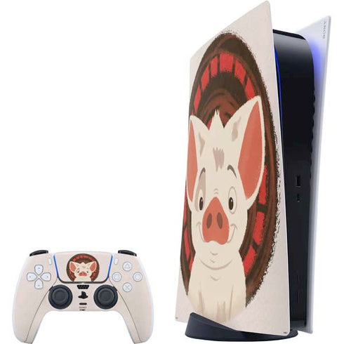 Disney Princess Moana Pua Close Up PlayStation PS5 Skins