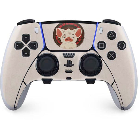 Disney Moana Pua Close Up PS5 DualSense Edge Pro Controller Skin