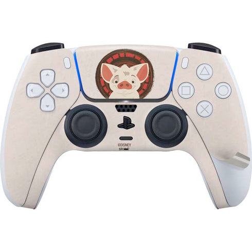 Disney Princess Moana Pua Close Up PS5 Pro Disk Bundle Skin