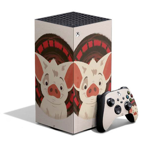 Disney Princess Moana Pua Close Up XBox Series X Digital Edition Bundle Skin