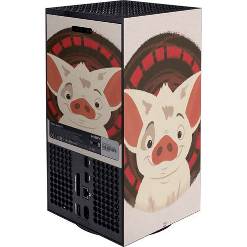 Disney Princess Moana Pua Close Up XBox Series X Digital Edition Bundle Skin