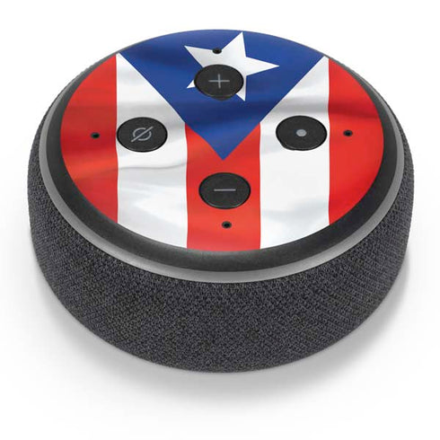 Puerto Rico Flag Amazon Echo Dot Skin