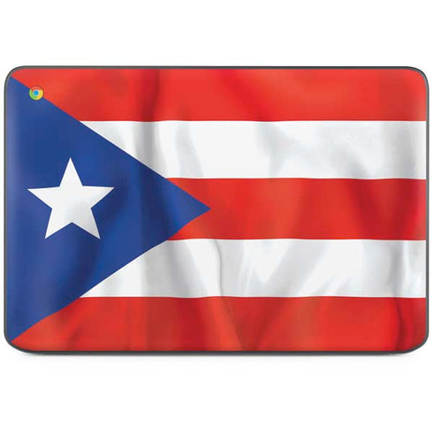 Puerto Rico Flag HP Chromebook Skin