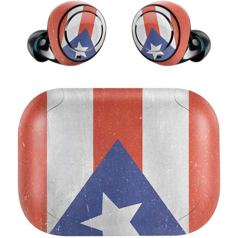 Puerto Rico Flag Distressed Amazon Echo Buds Skin