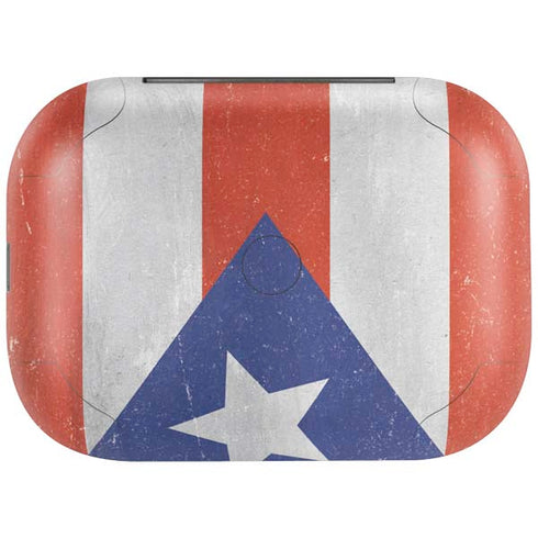 Puerto Rico Flag Distressed Amazon Echo Buds Skin