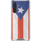 Puerto Rico Flag Distressed Galaxy A17 Clear Case