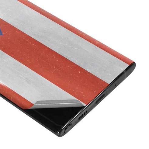 Puerto Rico Flag Distressed Galaxy Note 10 Plus Skin