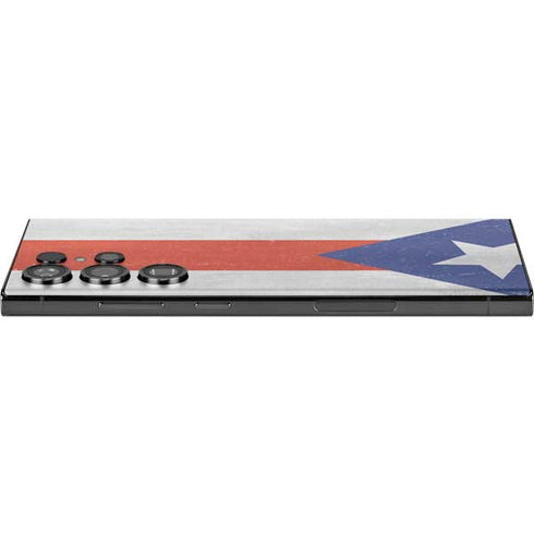 Puerto Rico Flag Distressed Galaxy Skins