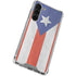 Puerto Rico Flag Distressed Galaxy S24 FE Clear Case