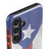 Puerto Rico Flag Distressed Galaxy S25 Plus Impact Case