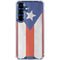 Puerto Rico Flag Distressed Galaxy S25 Plus Clear Case