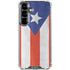 Puerto Rico Flag Distressed Galaxy S26 Clear Case