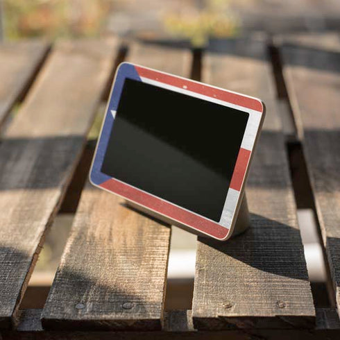 Puerto Rico Flag Distressed Google Home Hub Skin