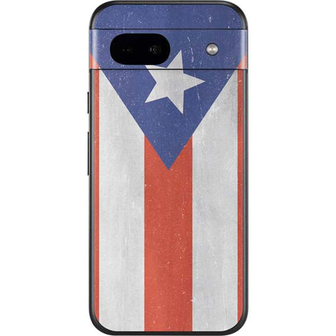 Puerto Rico Flag Distressed Google Pixel 8a Skin