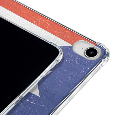 Puerto Rico Flag Distressed iPad 11th Gen (2025) Clear Case