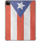 Puerto Rico Flag Distressed iPad Pro 11in (2024) Clear Case