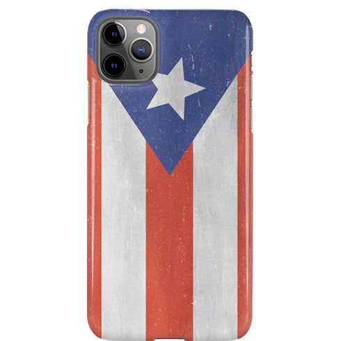 Puerto Rico Flag Distressed iPhone Cases