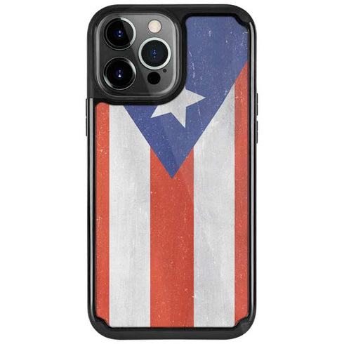 Puerto Rico Flag Distressed iPhone Cases