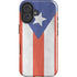 Puerto Rico Flag Distressed iPhone 16 Plus Impact Case