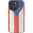 Puerto Rico Flag Distressed iPhone 16 Pro Impact Case
