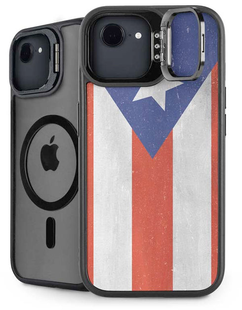 Puerto Rico Flag Distressed iPhone 16e Kickstand Case