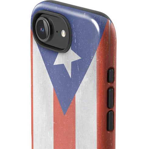 Puerto Rico Flag Distressed iPhone 16e Impact Case