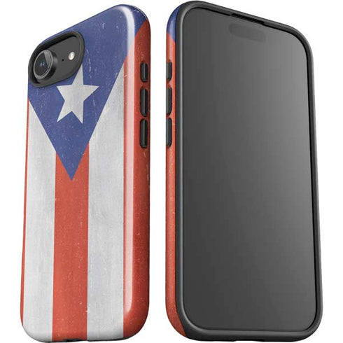 Puerto Rico Flag Distressed iPhone 16e Impact Case