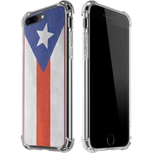 Puerto Rico Flag Distressed iPhone Cases