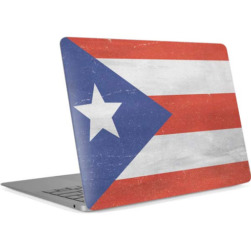 Puerto Rico Flag Distressed Apple MacBook Air Skin