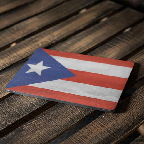 Puerto Rico Flag Distressed Apple MacBook Air Skin