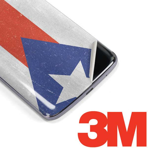 Puerto Rico Flag Distressed Moto E5 Plus Skin