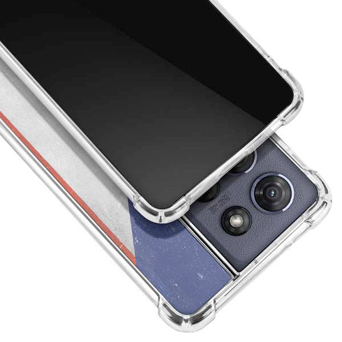 Puerto Rico Flag Distressed Moto G Play 5G (2025) Clear Case