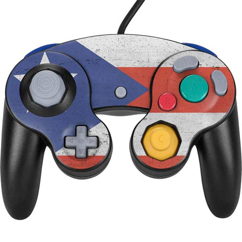 Puerto Rico Flag Distressed Nintendo Skins