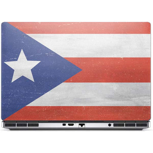 Puerto Rico Flag Distressed Dell Precision Skin