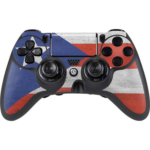 Puerto Rico Flag Distressed PlayStation PS4 Skins