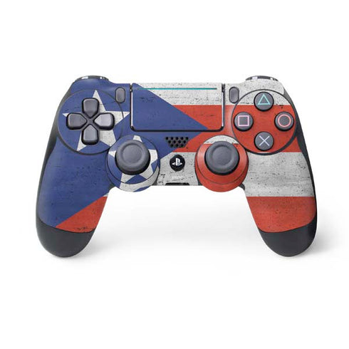 Puerto Rico Flag Distressed PlayStation PS4 Skins