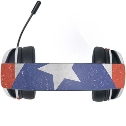 Puerto Rico Flag Distressed Razer Kraken X Skin