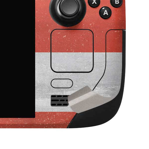 Puerto Rico Flag Distressed Steam Deck Handheld Gaming Computer OLED Skin