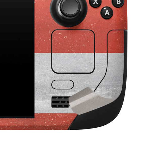 Puerto Rico Flag Distressed Steam Deck Handheld Gaming Computer Skin