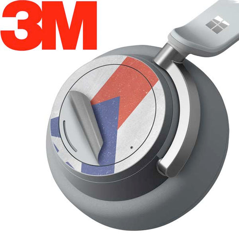 Puerto Rico Flag Distressed Surface Headphones Skin