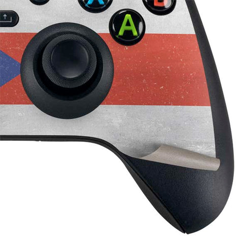 Puerto Rico Flag Distressed Xbox Series X Controller Skin