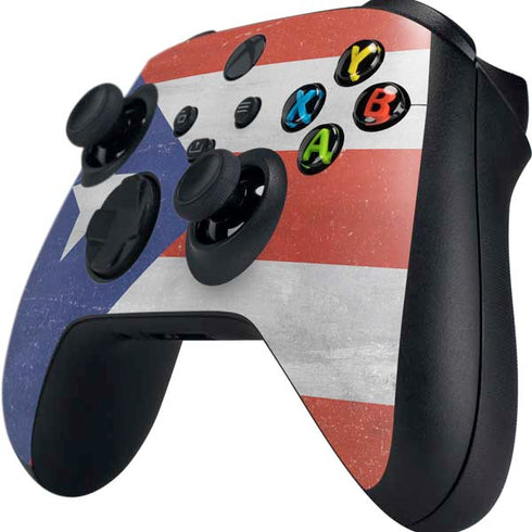Puerto Rico Flag Distressed Xbox Series X Controller Skin