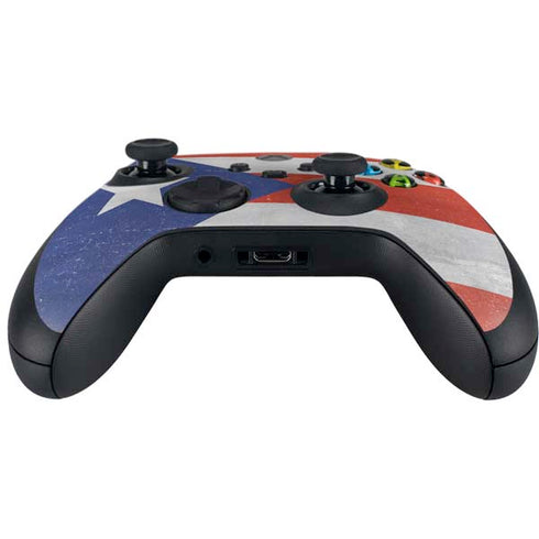 Puerto Rico Flag Distressed Xbox Series X Controller Skin