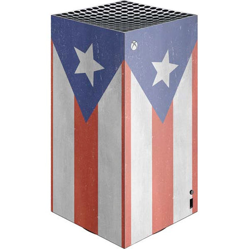 Puerto Rico Flag Distressed Xbox Series X Skins